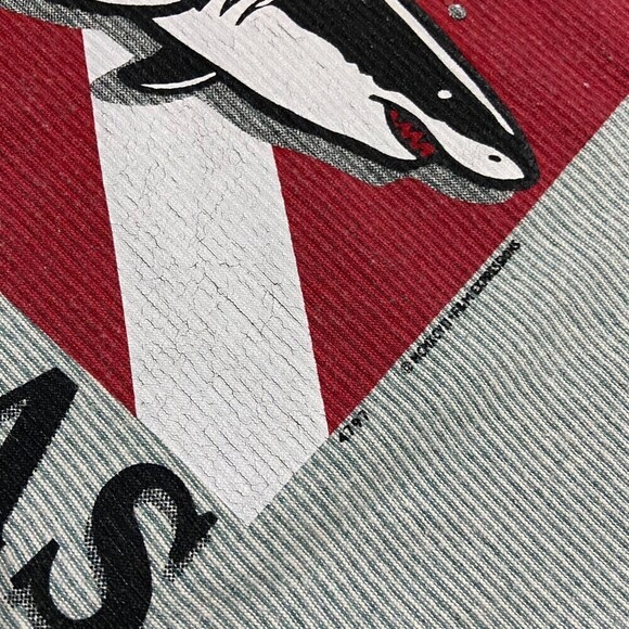 H.L. Miller Nassau Bahamas Single Stitch Green Striped Cotton T-Shirt Men's XL - Picture 3 of 9